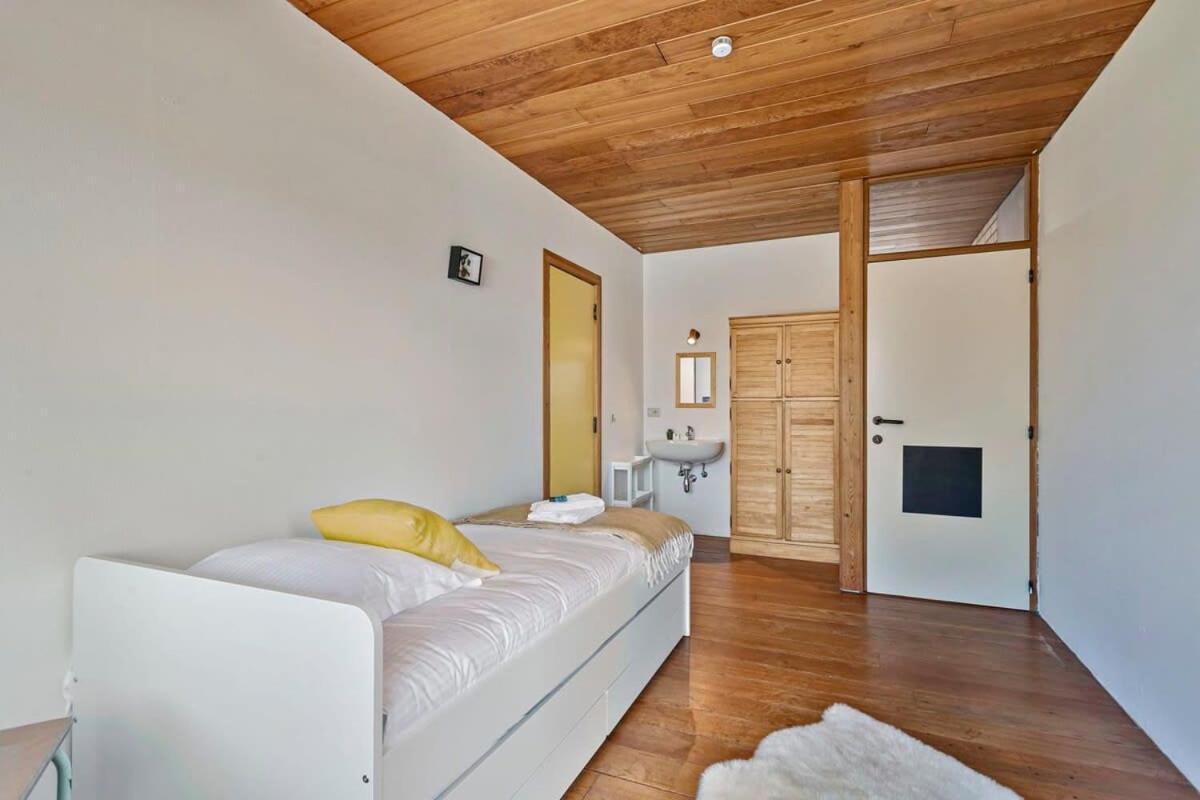 Eighties Modernist Design House With Garden Near The
