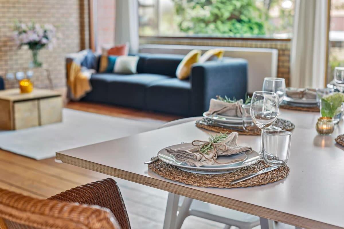 Eighties Modernist Design House With Garden Near The
